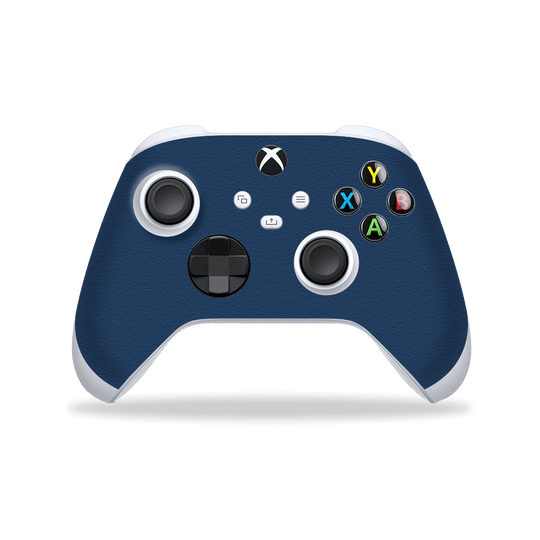 XBOX Series X CONTROLLER Skin - Luxuria Admiral Blue 3D Textured Skin Wrap Decal Cover Protector by EasySkinz | EasySkinz.com