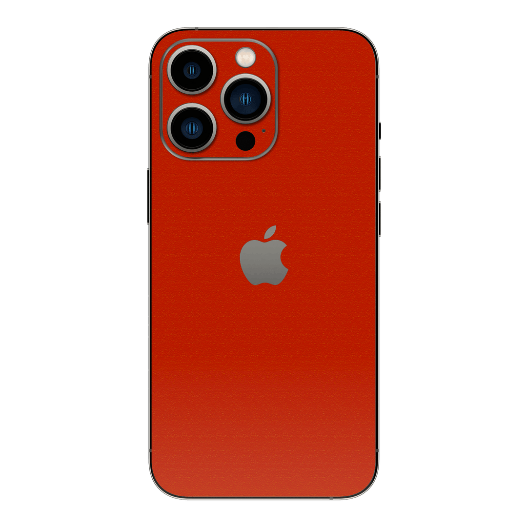 iPhone 14 Pro MAX LUXURIA Red Cherry Juice Matt Textured Skin - Premium Protective Skin Wrap Sticker Decal Cover by QSKINZ | Qskinz.com