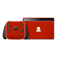 Nintendo Switch OLED LUXURIA Red Cherry Juice Textured Skin