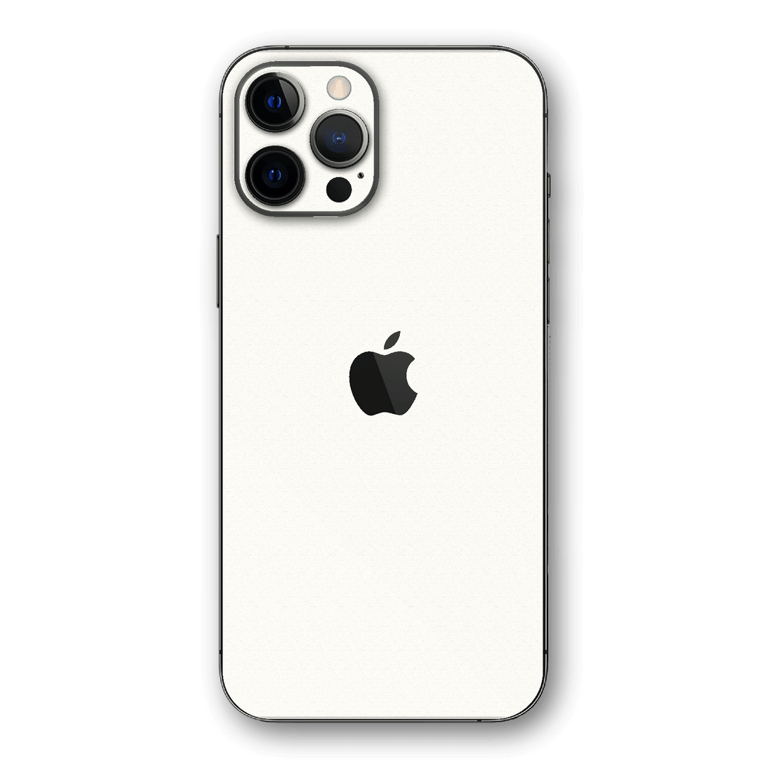 iPhone 12 Pro MAX LUXURIA Daisy White Textured Skin - Premium Protective Skin Wrap Sticker Decal Cover by QSKINZ | Qskinz.com