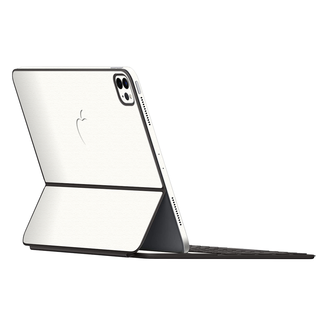 Smart Keyboard Folio for iPad Pro 12.9" Luxuria Daisy White 3D Textured Skin Wrap Sticker Decal Cover Protector by EasySkinz | EasySkinz.com