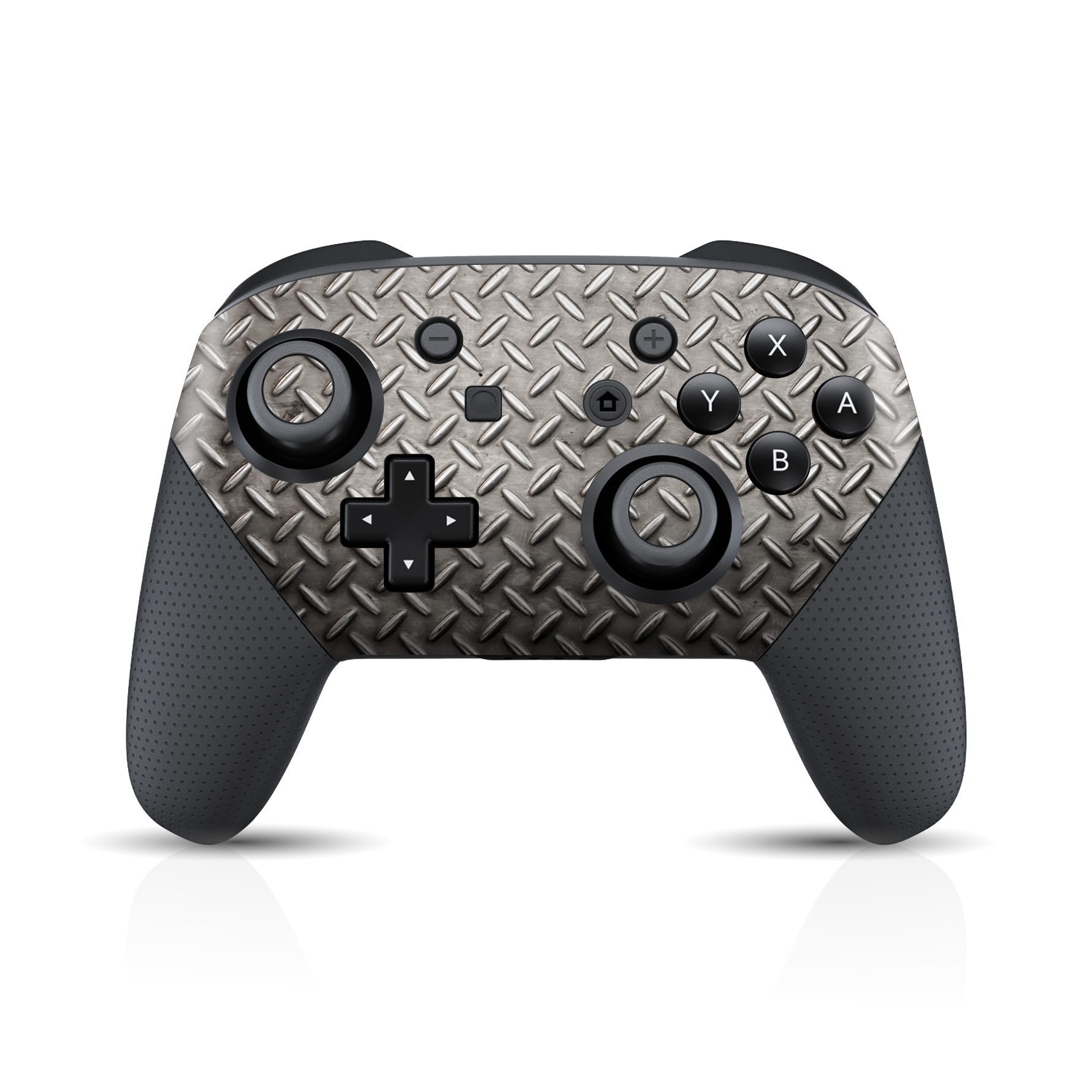 Nintendo Switch Pro CONTROLLER SIGNATURE Diamond STEEL PLATE Skin