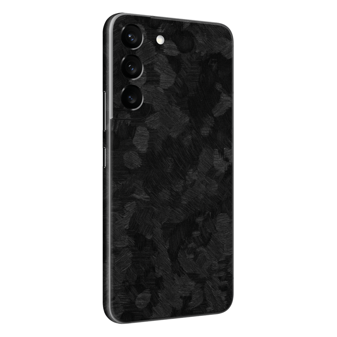 Samsung Galaxy S22+ PLUS FORGED CARBON Skin, Wrap Qskinz Samsung Galaxy S22+ PLUS FORGED CARBON Skin, Wrap Qskinz