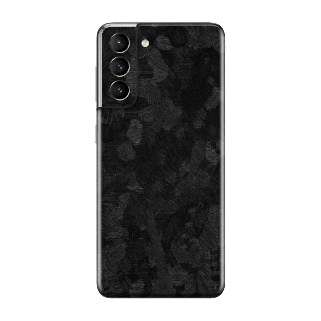 Samsung Galaxy S21 LUXURIA FORGED CARBON Fibre 3D Textured Skin FORGED CARBON NO