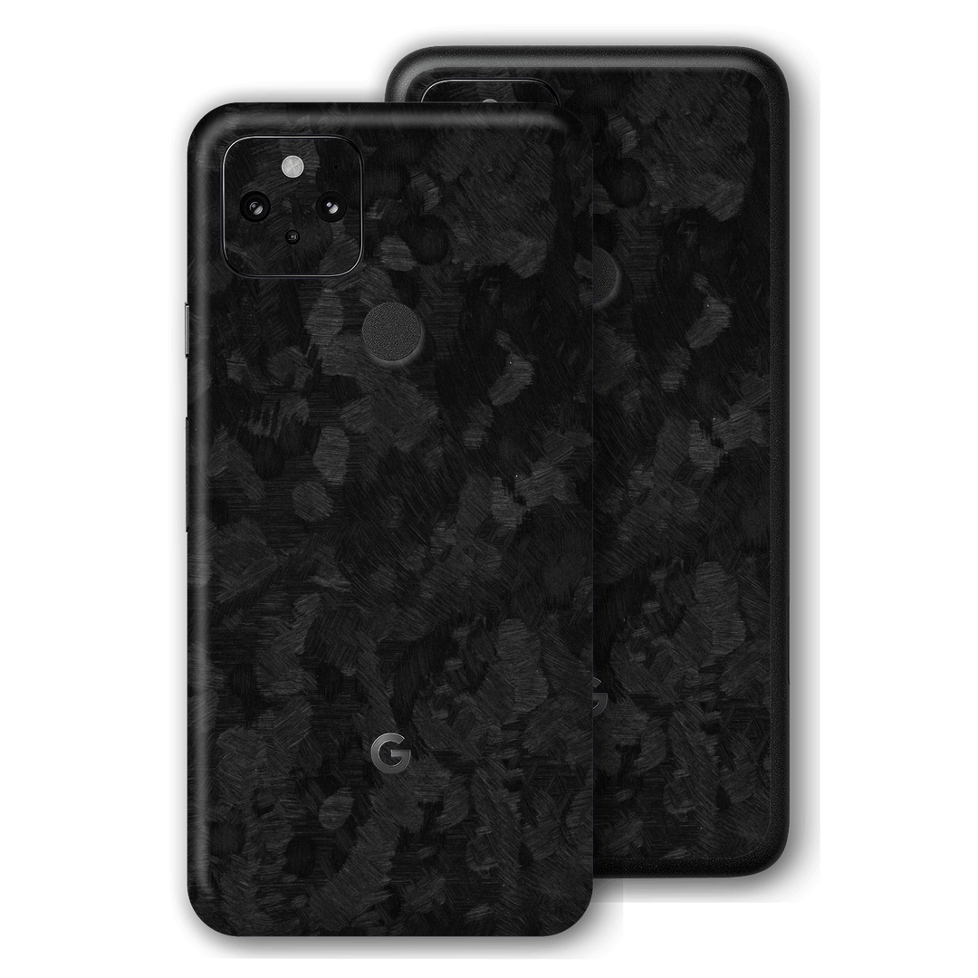 Pixel 5 3D Textured FORGED CARBON Fibre Fiber Skin, Wrap, Decal, Protector, Cover by EasySkinz | EasySkinz.com