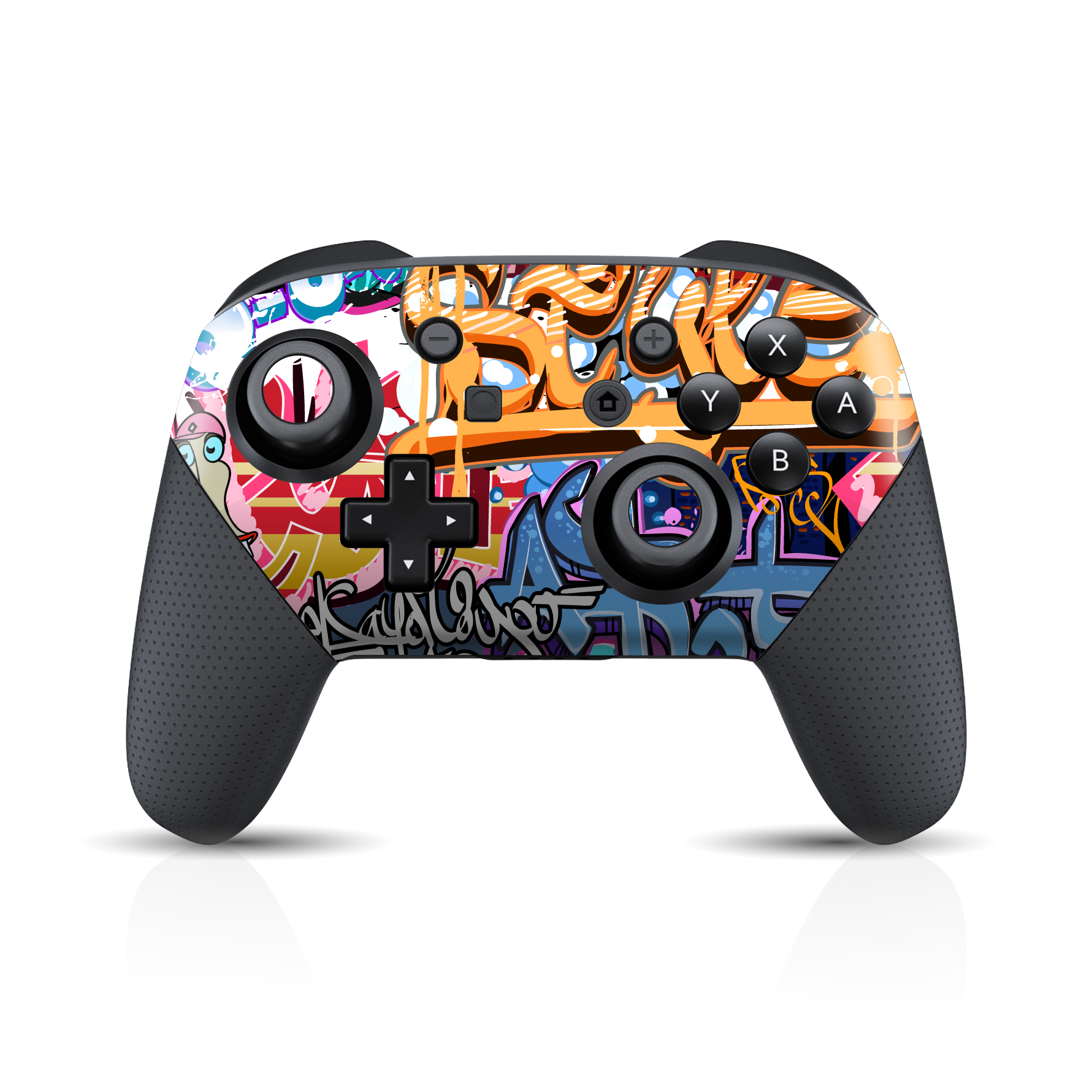 Nintendo Switch Pro CONTROLLER SIGNATURE Graffiti Skin