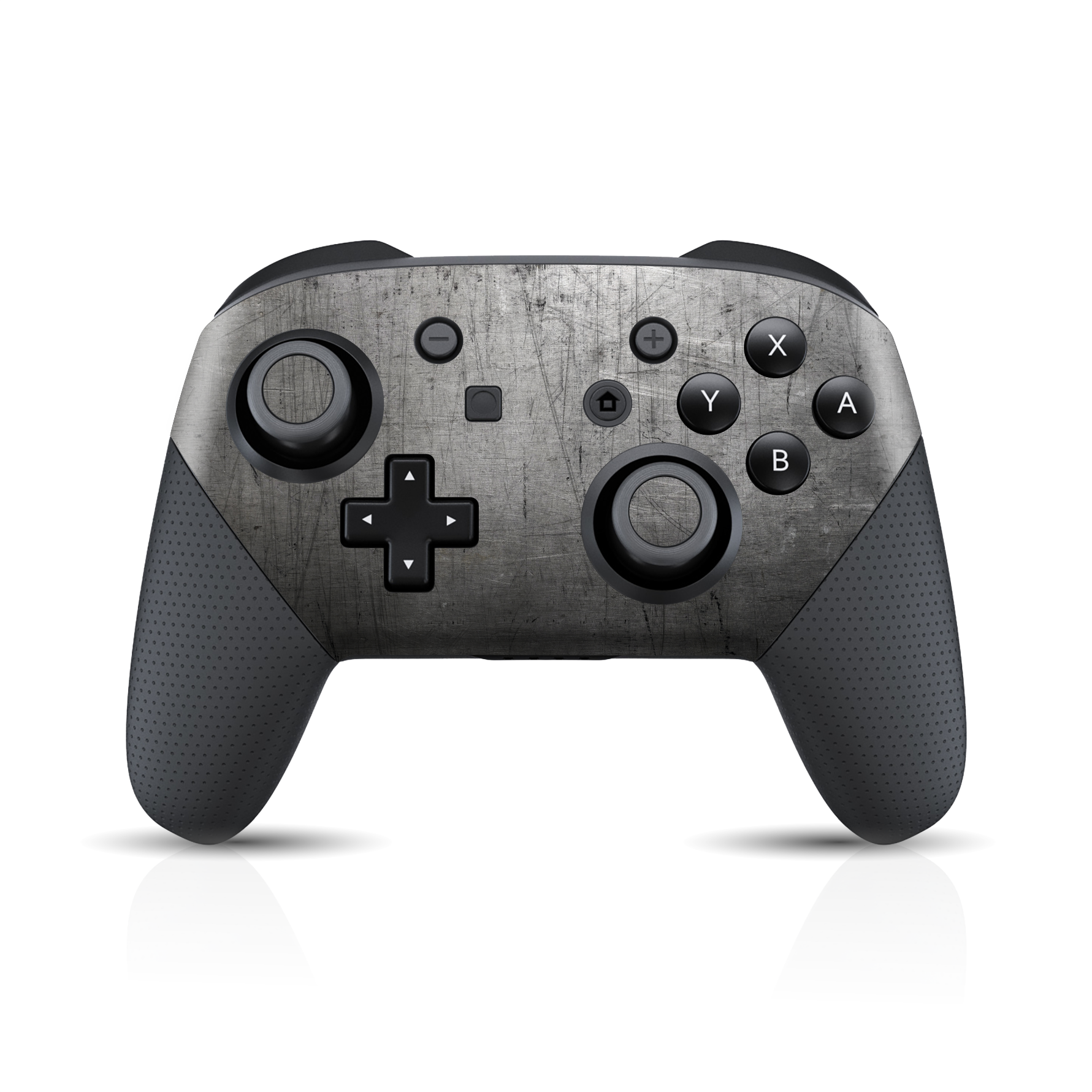 Nintendo Switch Pro CONTROLLER SIGNATURE Industrial Scratched Metal Skin