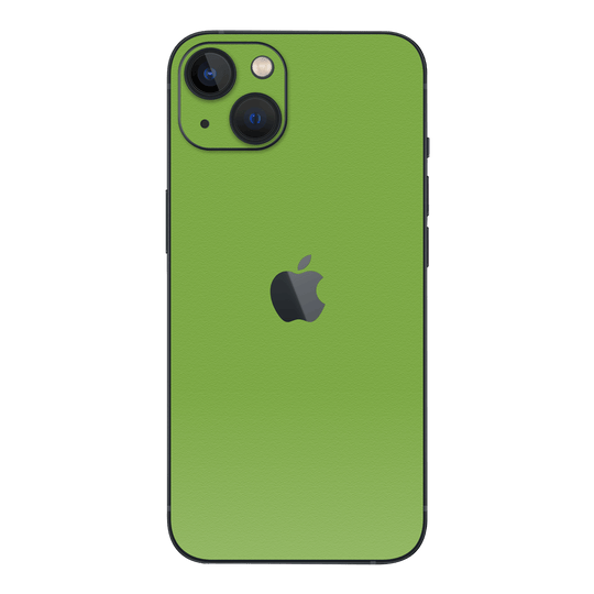 iPhone 14 Plus Luxuria Lime Green Matt 3D Textured Skin Wrap Sticker Decal Cover Protector by EasySkinz | EasySkinz.com