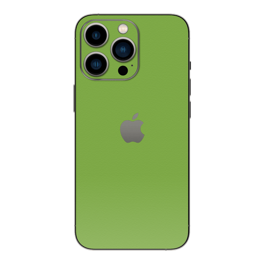 iPhone 13 PRO Luxuria Lime Green Matt 3D Textured Skin Wrap Sticker Decal Cover Protector by EasySkinz | EasySkinz.com