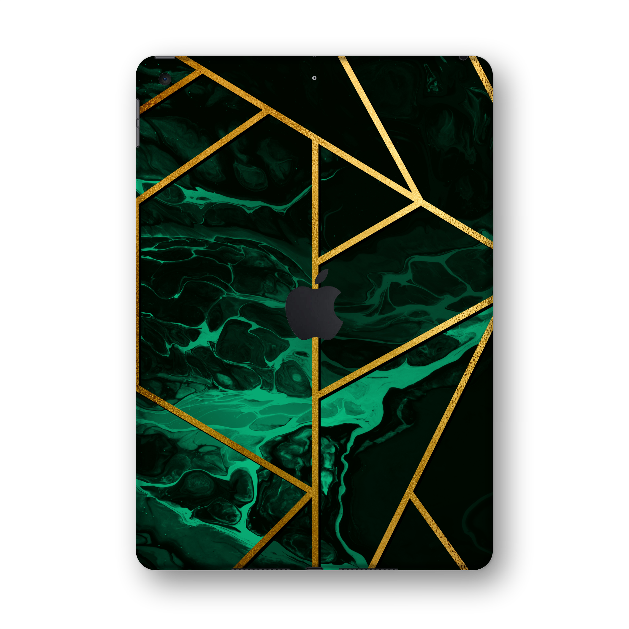 iPad 10.2 inch SIGNATURE Liquid Gold Geometric Skin