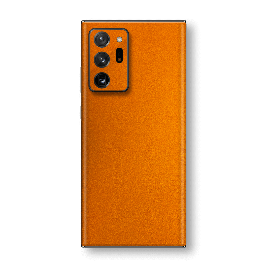 Samsung Galaxy NOTE 20 ULTRA Fiery Orange Tuning Metallic Skin Wrap Sticker Decal Cover Protector by EasySkinz