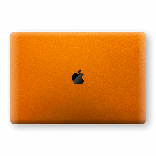 MacBook Pro 15" Touch Bar FIERY ORANGE Tuning Gloss Finish Metallic Skin Wrap Sticker Decal Cover Protector by EasySkinz