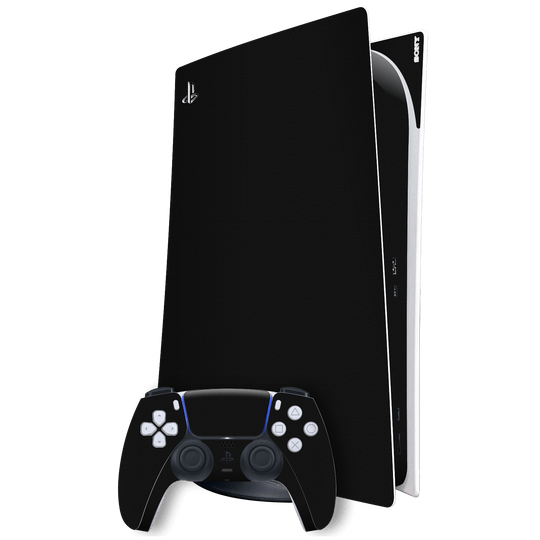Playstation 5 (PS5) DIGITAL EDITION Luxuria Raven Black 3D Textured Skin Wrap Sticker Decal Cover Protector by EasySkinz | EasySkinz.com