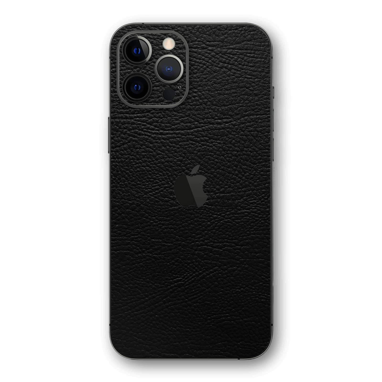 iPhone 12 PRO LUXURIA RIDERS Black LEATHER Textured Skin - Premium Protective Skin Wrap Sticker Decal Cover by QSKINZ | Qskinz.com