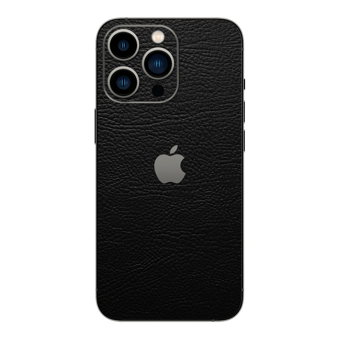 iPhone 13 Pro MAX BLACK Leather Skin, Wrap – Qskinz™