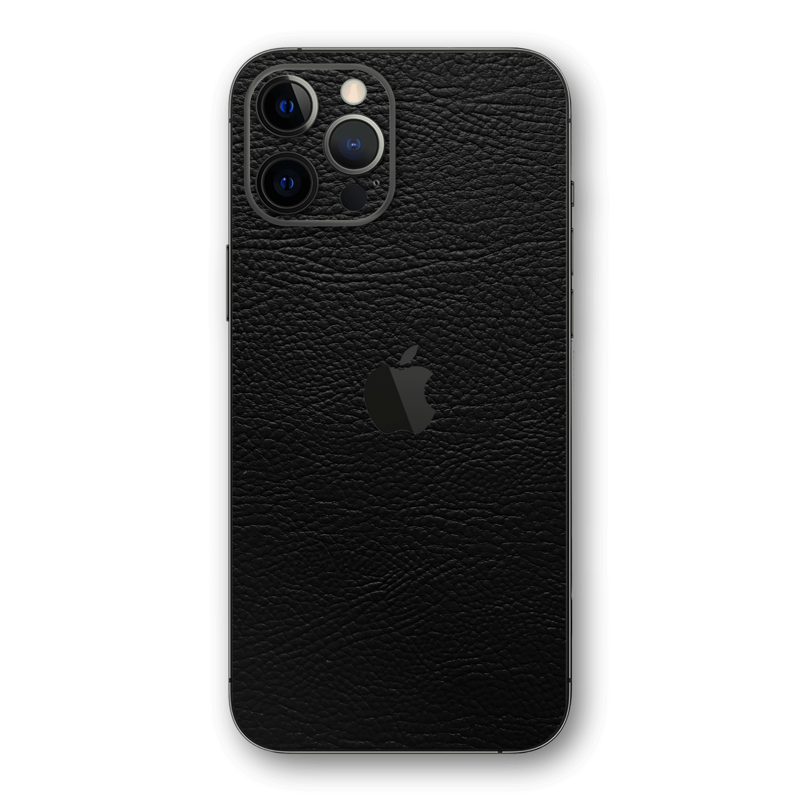 iPhone 12 Pro MAX LUXURIA RIDERS Black LEATHER Textured Skin - Premium Protective Skin Wrap Sticker Decal Cover by QSKINZ | Qskinz.com