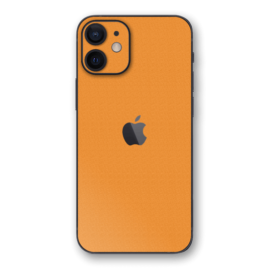 iPhone 12 Luxuria Sunrise Orange Matt 3D Textured Skin Wrap Sticker Decal Cover Protector by EasySkinz