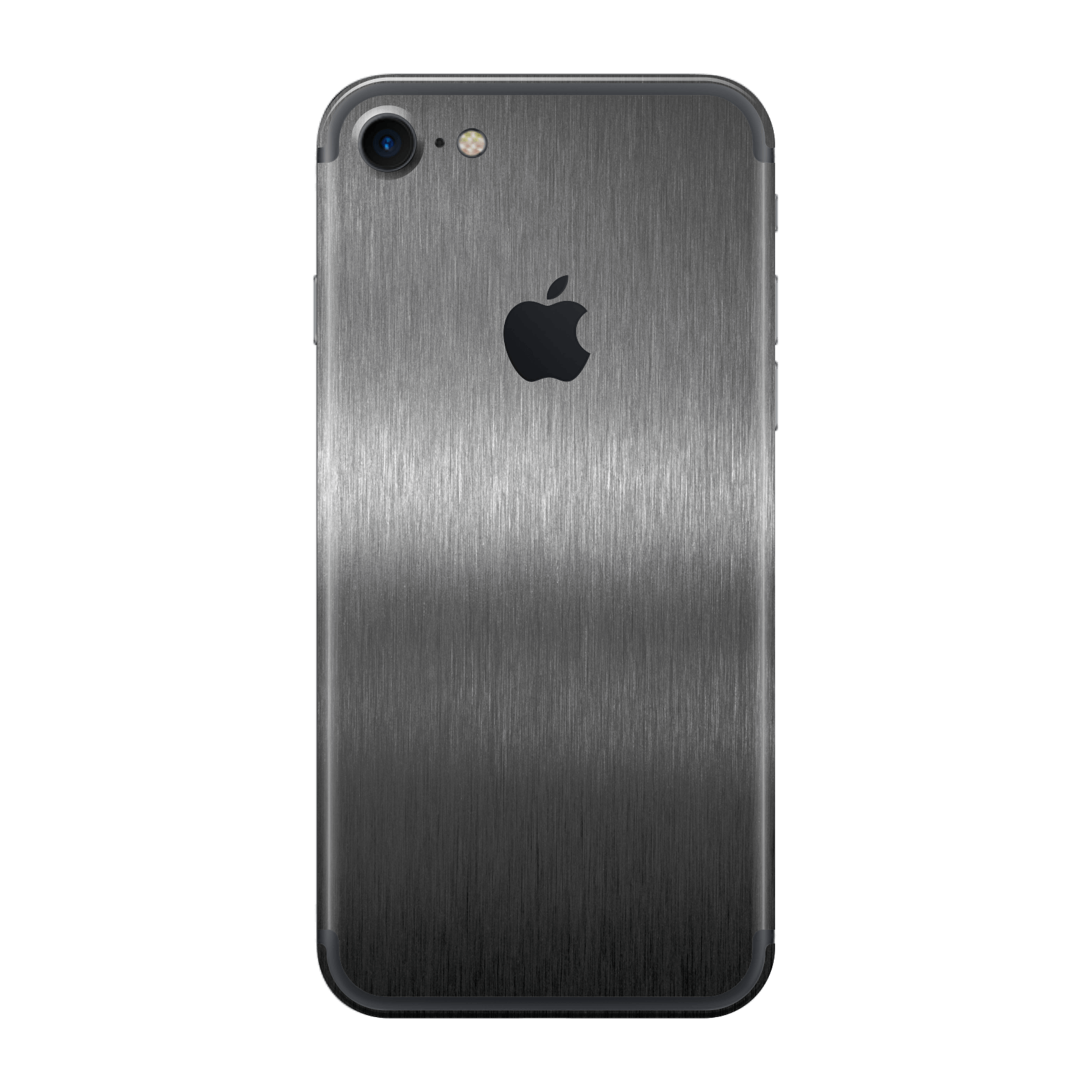 iPhone 7 Brushed Metal Titanium Metallic Skin Wrap Sticker Decal Cover Protector by EasySkinz | EasySkinz.com