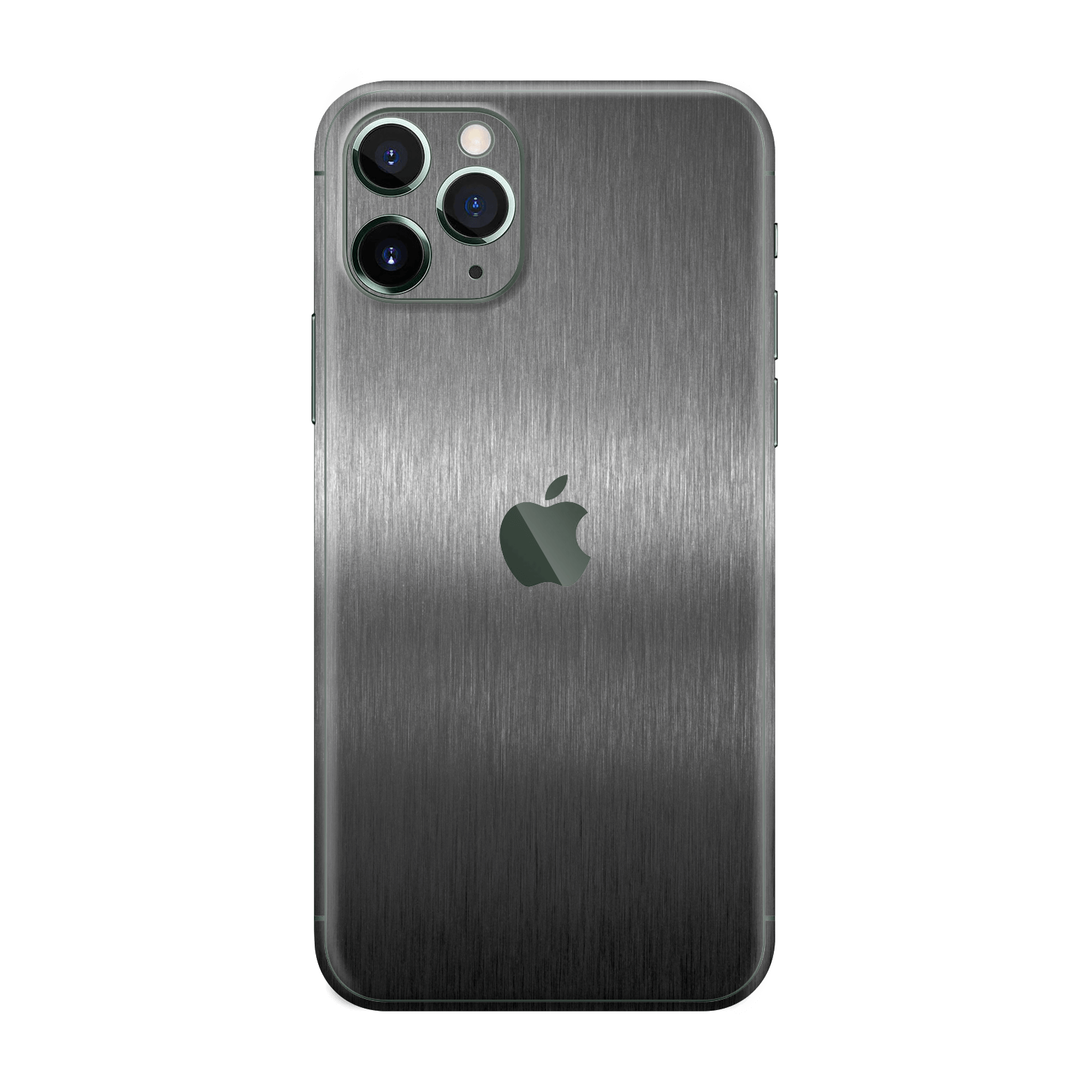 iPhone 11 Pro MAX Brushed Metal Titanium Metallic Skin Wrap Sticker Decal Cover Protector by EasySkinz | EasySkinz.com