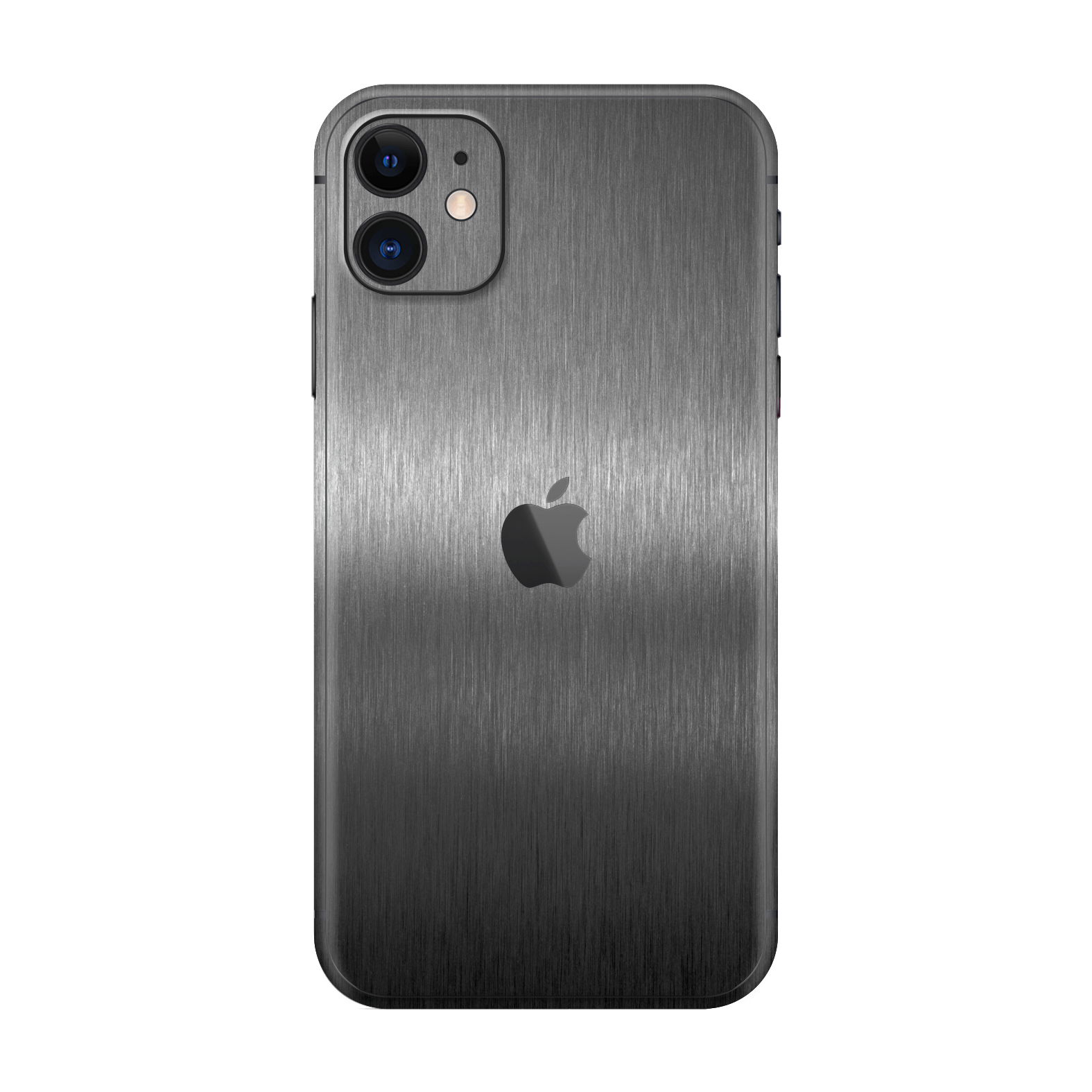 iPhone 11 Brushed Metal Titanium Metallic Skin Wrap Sticker Decal Cover Protector by EasySkinz | EasySkinz.com