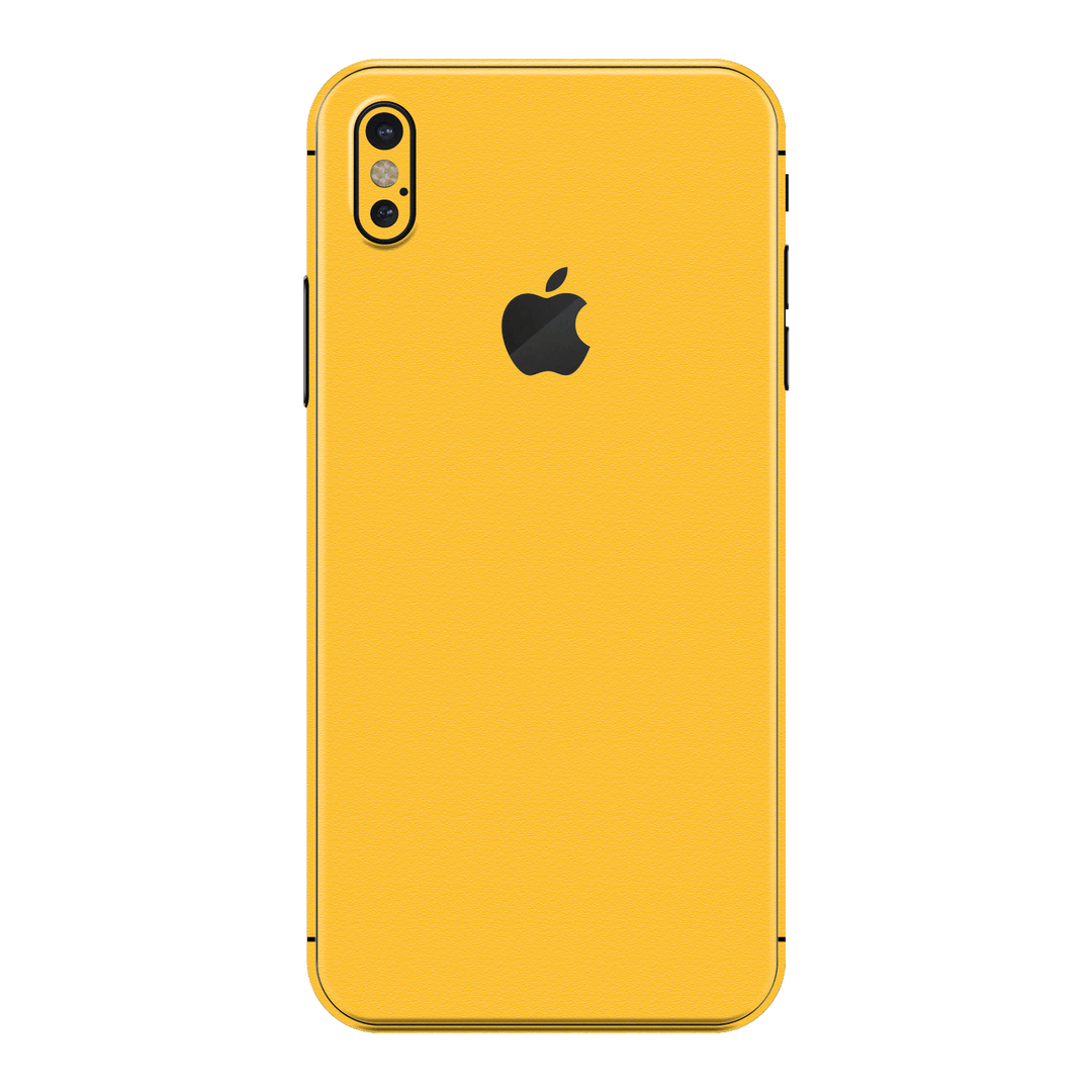 iPhone XS Luxuria Tuscany Yellow Matt 3D Textured Skin Wrap Sticker Decal Cover Protector by EasySkinz | EasySkinz.com