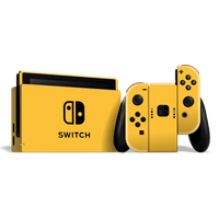 Nintendo SWITCH LUXURIA Tuscany Yellow Textured Skin