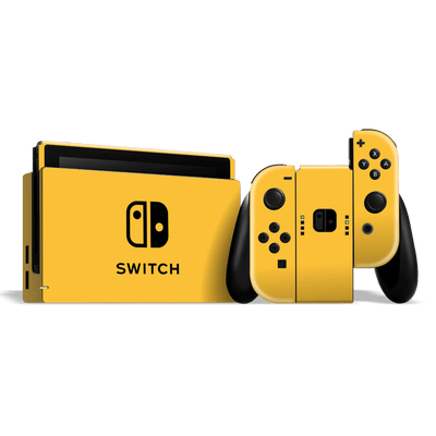 Nintendo SWITCH LUXURIA Tuscany Yellow Textured Skin