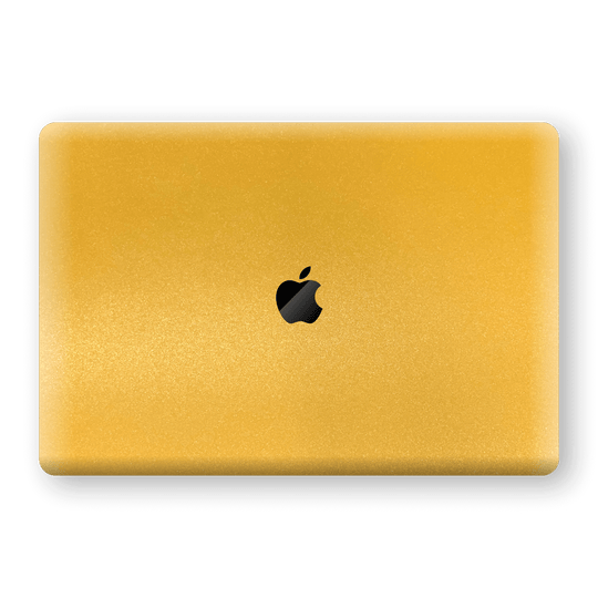 MacBook Pro 13" (No Touch Bar) Yellow Matt Matte Metallic Skin, Wrap, Decal, Protector, Cover by EasySkinz | EasySkinz.com