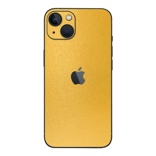 iPhone 13 MINI YELLOW MATT Metallic Skin - Premium Protective Skin Wrap Sticker Decal Cover by QSKINZ | Qskinz.com