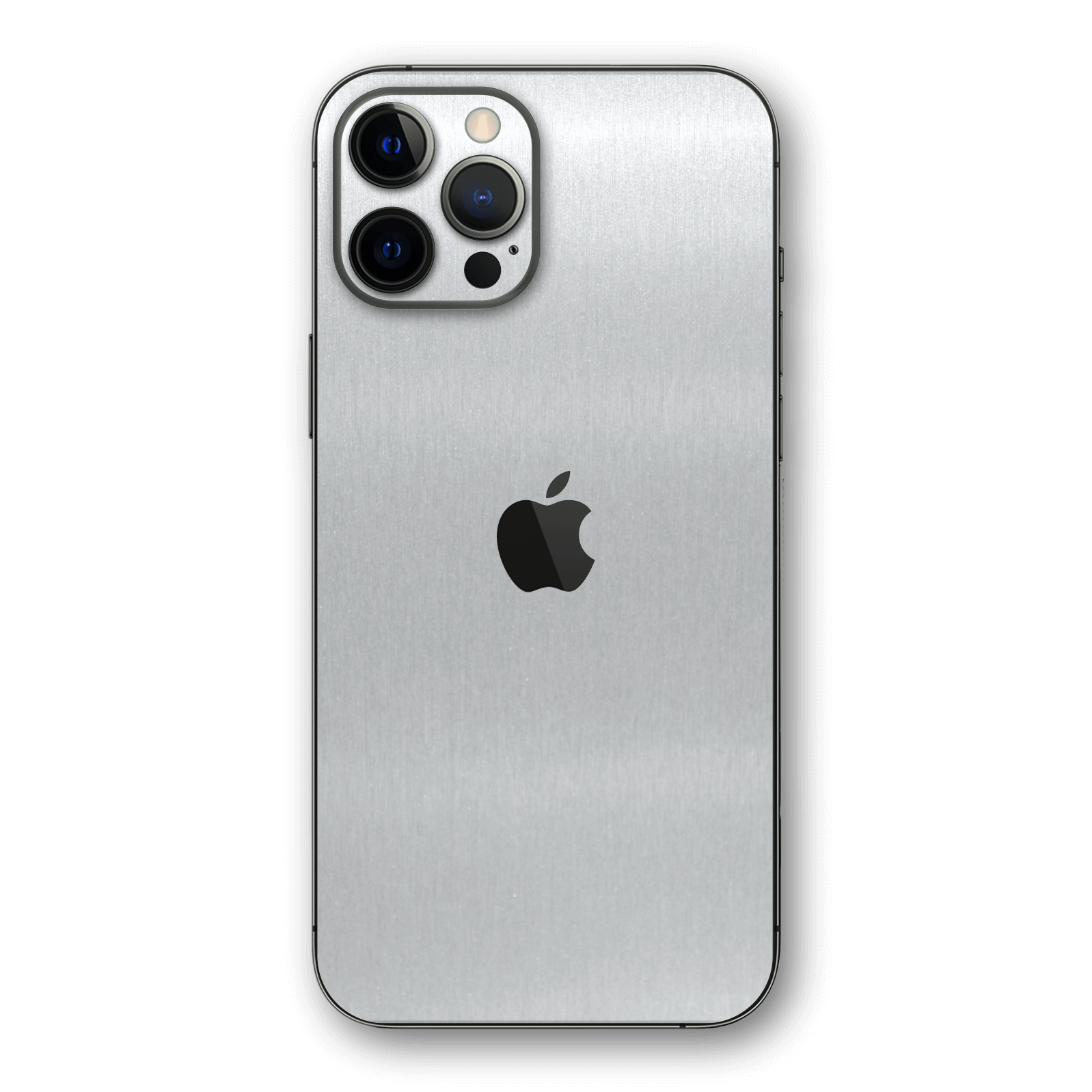 iPhone 12 PRO BRUSHED ALUMINIUM Metallic Skin - Premium Protective Skin Wrap Sticker Decal Cover by QSKINZ | Qskinz.com