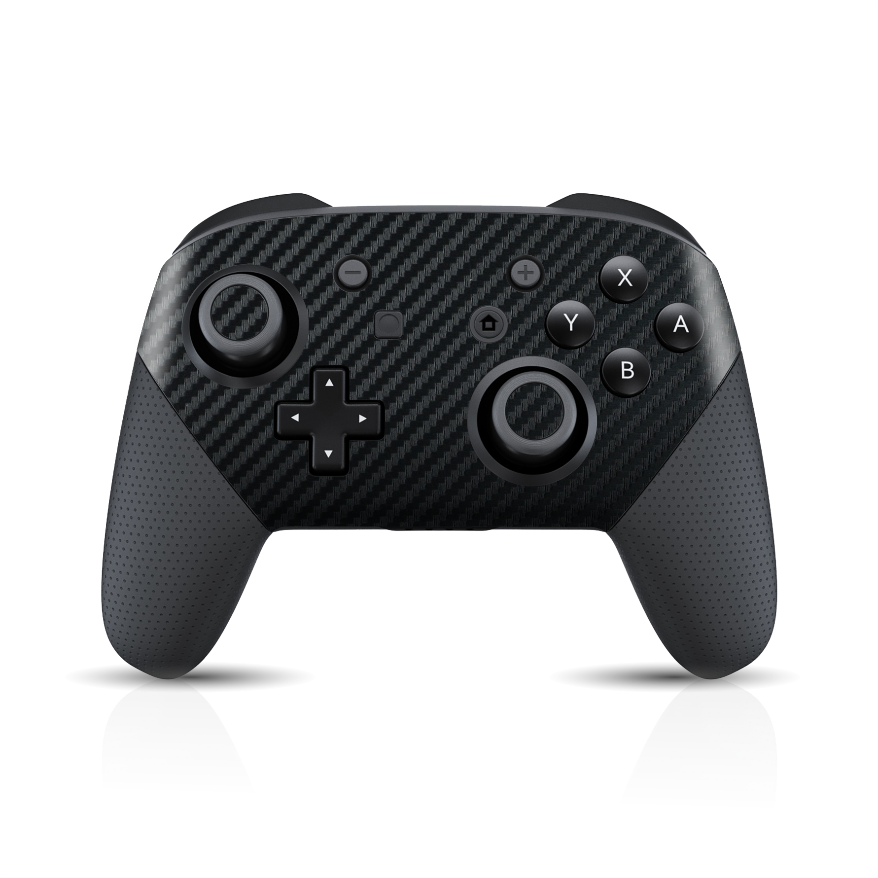 Nintendo Switch Pro CONTROLLER 3D Textured CARBON Fibre Skin