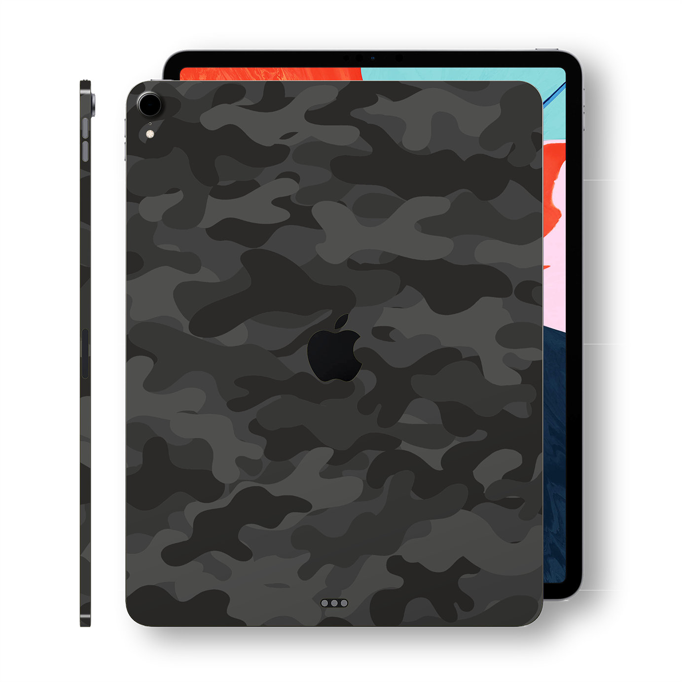 iPad Pro 12.9 inch 3rd Generation 2018 Signature Dark Slate Camo Camouflage Printed Skin Wrap Decal Protector | EasySkinz