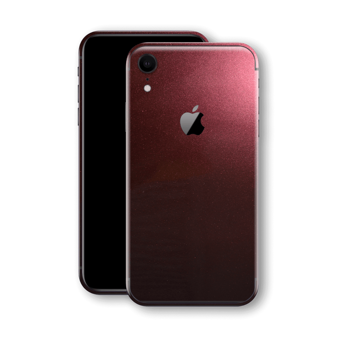 iPhone XR Glossy Black Rose Metallic Skin, Wrap, Decal, Protector, Cover by EasySkinz | EasySkinz.com