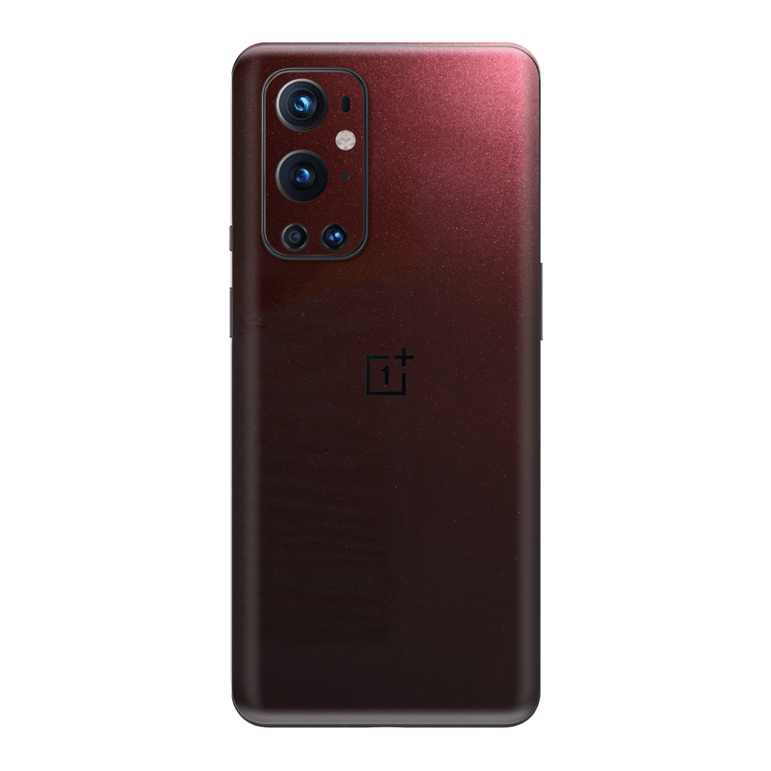 OnePlus 9 Pro Black Rose Metallic Gloss Finish Skin Wrap Sticker Decal Cover Protector by EasySkinz