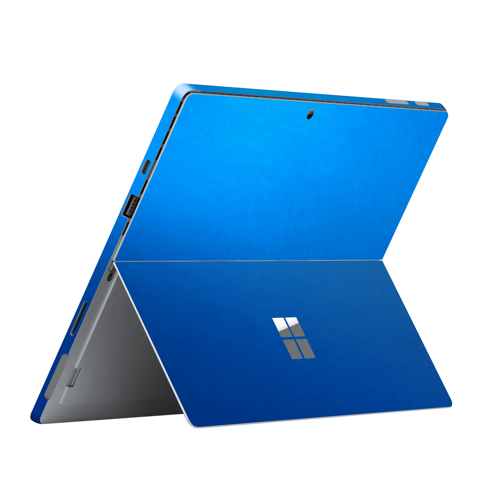 Microsoft Surface Pro 7 Satin Blue Metallic Matt Matte Skin Wrap Decal Protector | EasySkinz