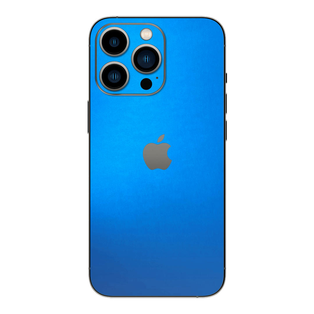 iPhone 14 Pro MAX SATIN BLUE Metallic Skin, Wrap iPhone 14 Pro MAX SATIN BLUE Metallic Skin, Wrap