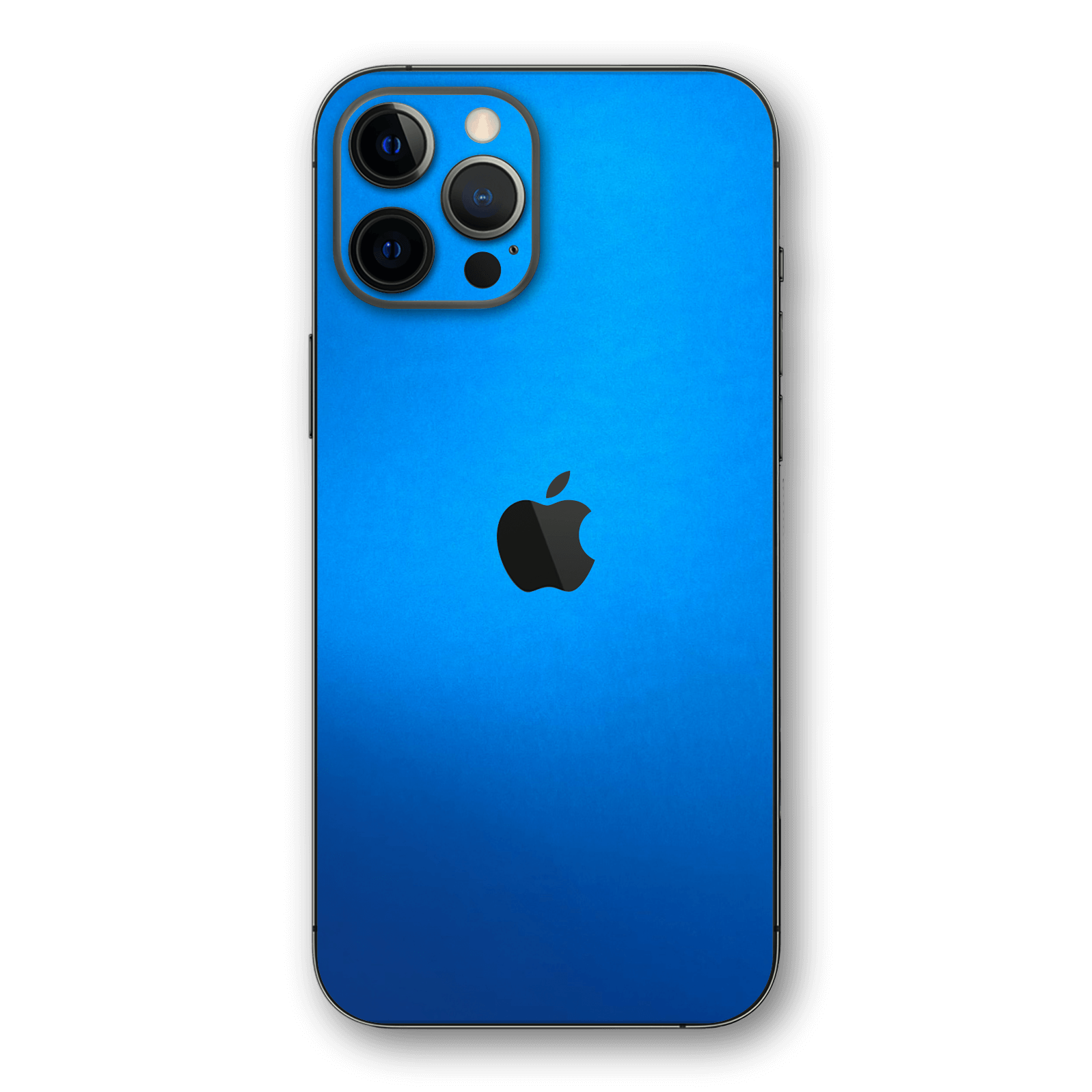 iPhone 12 PRO SATIN BLUE Metallic Skin - Premium Protective Skin Wrap Sticker Decal Cover by QSKINZ | Qskinz.com