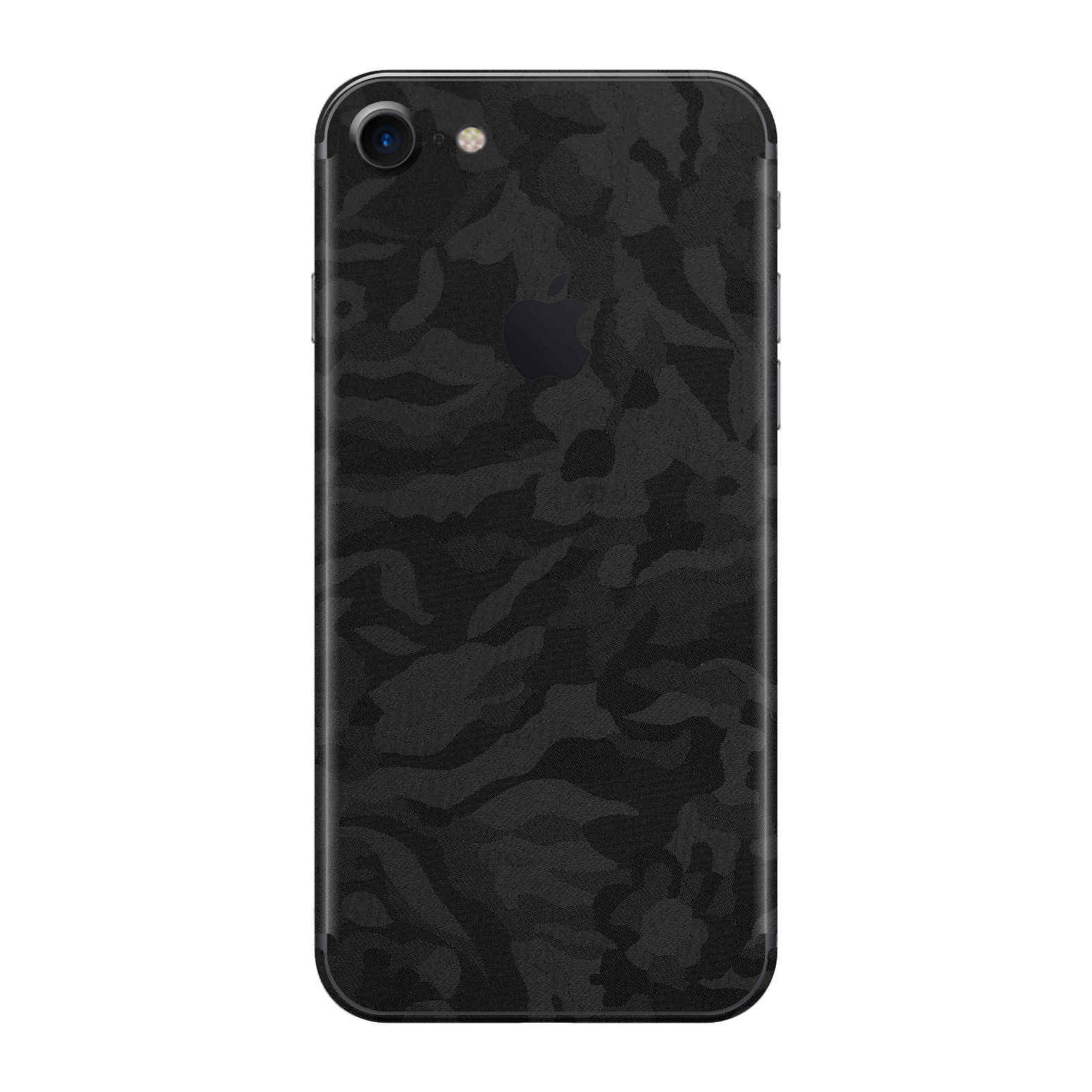 iPhone SE (2020) Black Camo Camouflage 3D Textured Skin Wrap Sticker Decal Cover Protector by EasySkinz