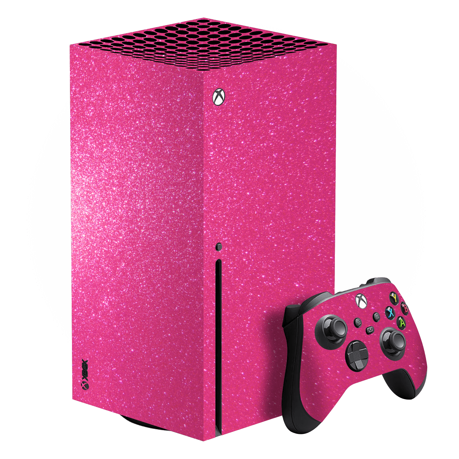 XBOX Series X Diamond CANDY Shimmering, Sparkling, Glitter Skin, Wrap, Decal, Protector, Cover by EasySkinz | EasySkinz.com