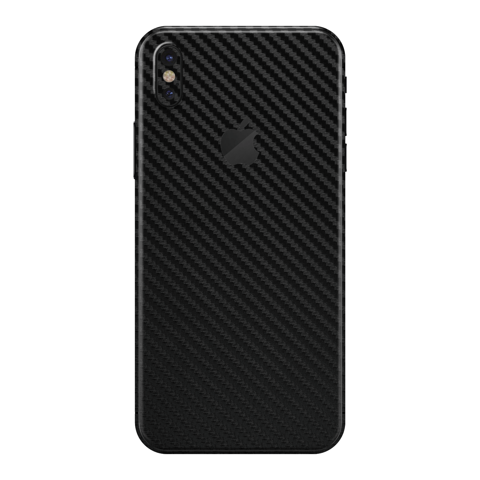 iPhone X Black 3D Textured CARBON Fibre Fiber Skin, Wrap, Decal, Protector, Cover by EasySkinz | EasySkinz.com