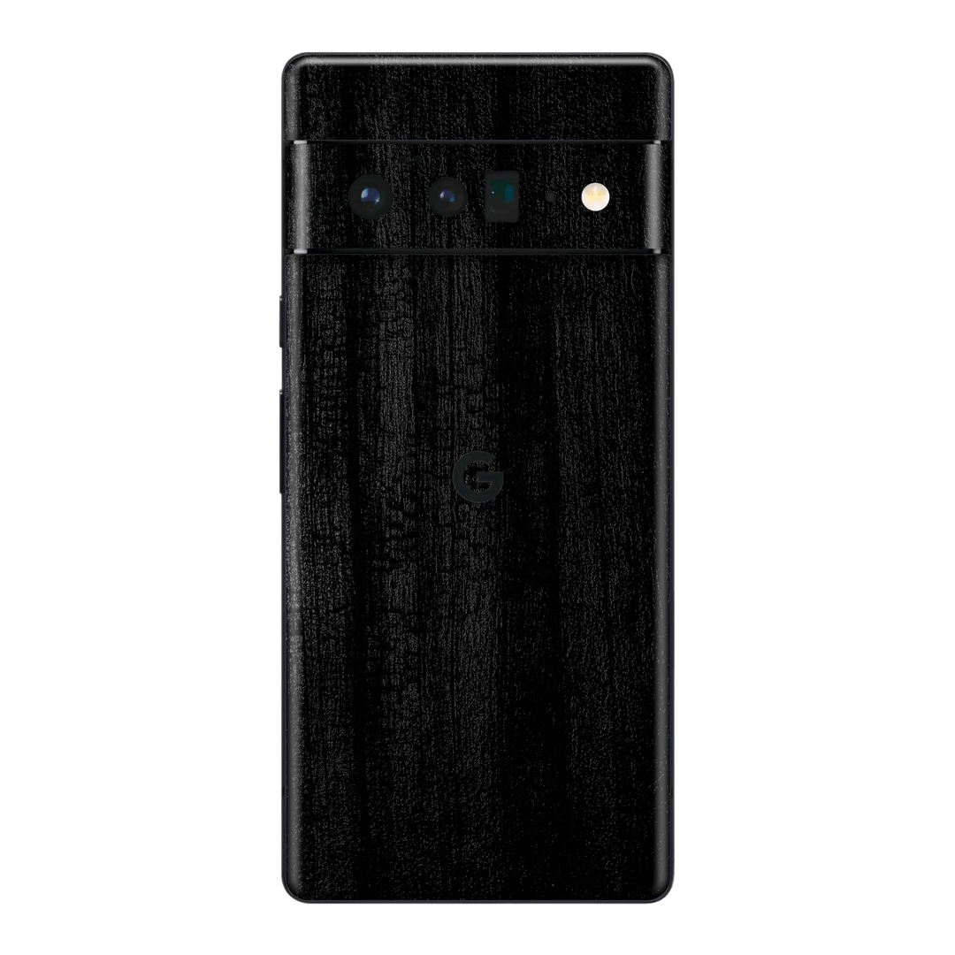 Google Pixel 6 Pro Luxuria Black Charcoal Coal Stone Black Dragon 3D Textured Skin Wrap Sticker Decal Cover Protector by EasySkinz | EasySkinz.com
