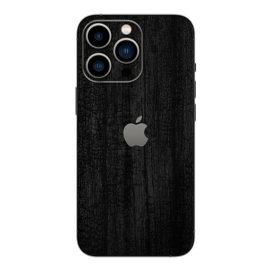 iPhone 13 PRO LUXURIA BLACK CHARCOAL Textured Skin - Premium Protective Skin Wrap Sticker Decal Cover by QSKINZ | Qskinz.com