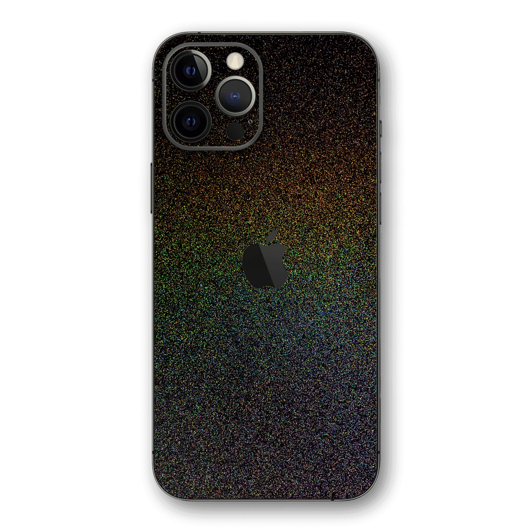 iPhone 12 PRO Glossy GALACTIC RAINBOW Skin - Premium Protective Skin Wrap Sticker Decal Cover by QSKINZ | Qskinz.com