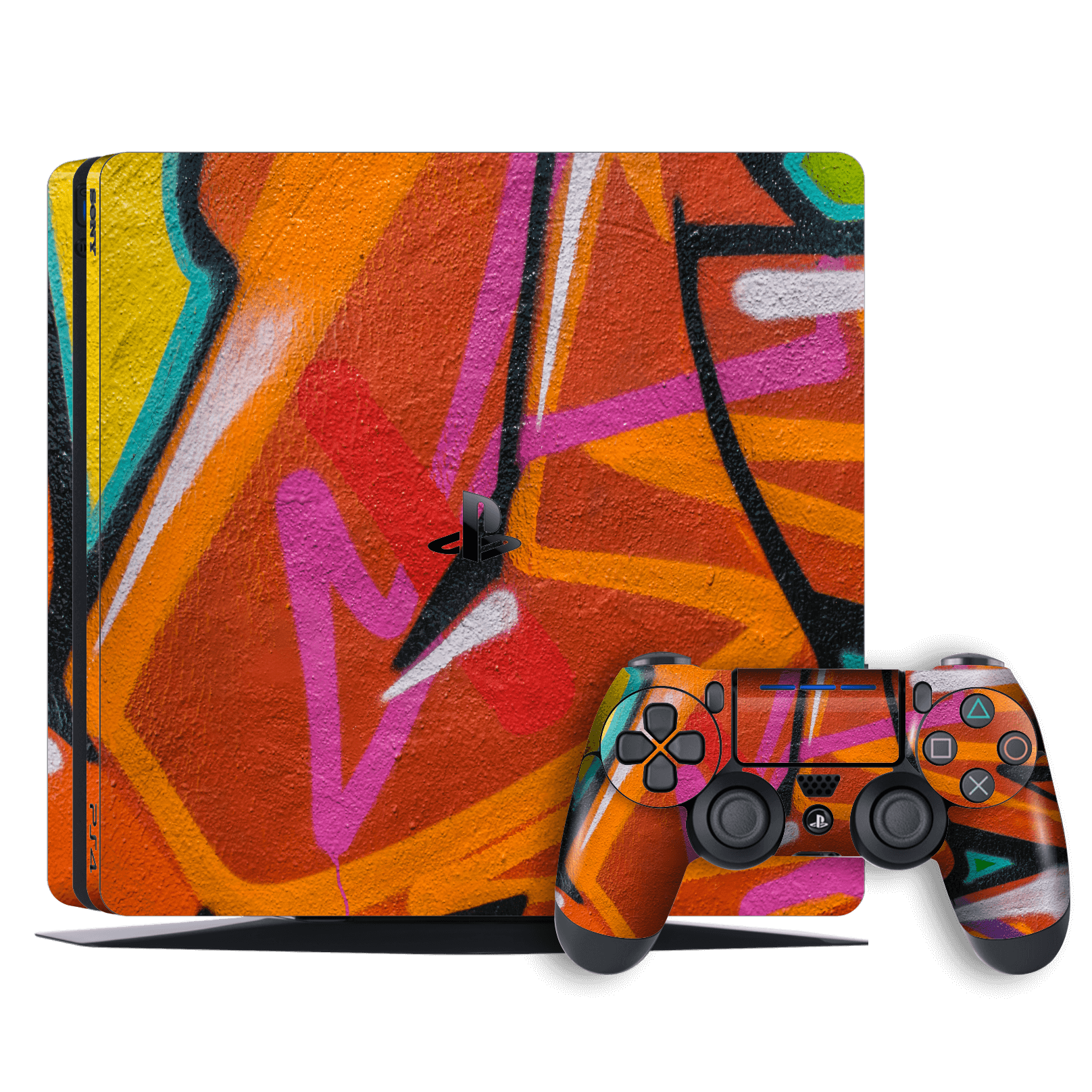 Playstation 4 SLIM SIGNATURE GRAFFITI Skin 05