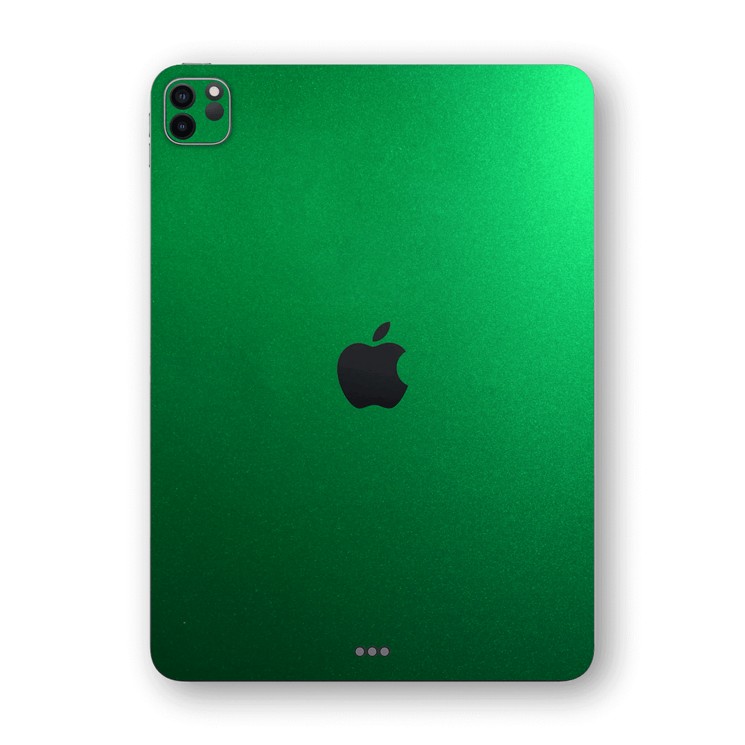 iPad PRO 12.9-inch 2020 Glossy 3M VIPER GREEN Metallic Skin Wrap Sticker Decal Cover Protector by EasySkinz