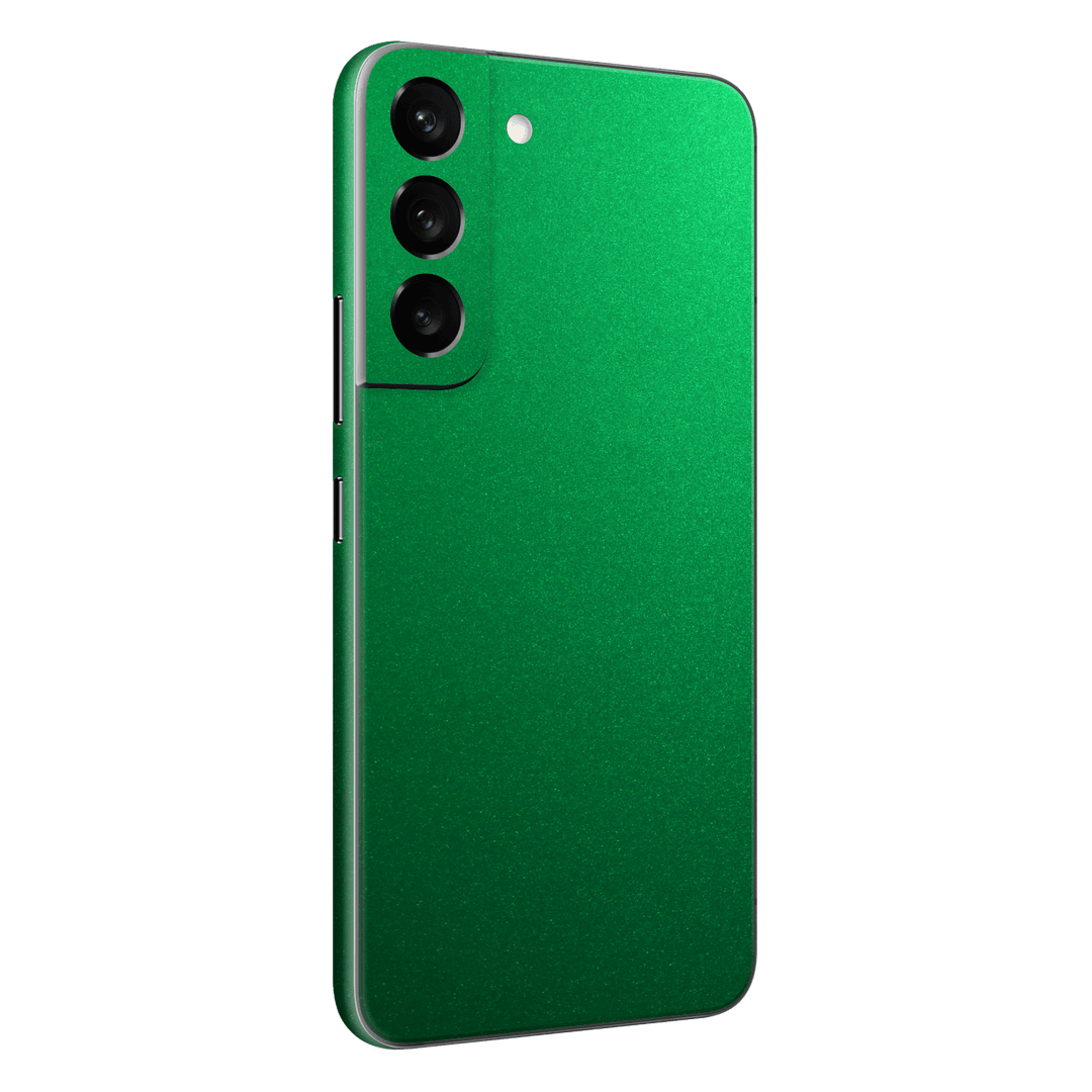 Samsung Galaxy S22+ PLUS Viper Green Tuning Metallic Gloss Finish Skin Wrap Sticker Decal Cover Protector by EasySkinz | EasySkinz.com