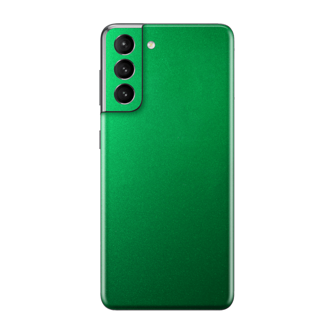 Samsung Galaxy S21+ PLUS Viper Green Tuning Metallic Gloss Finish Skin, Wrap, Decal, Protector, Cover by EasySkinz | EasySkinz.com