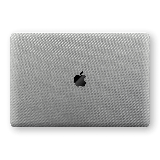 MacBook Pro 13" Touch Bar 3D Textured Metallic Grey Carbon Fibre Fiber Skin, Decal, Wrap, Protector, Cover by EasySkinz | EasySkinz.com