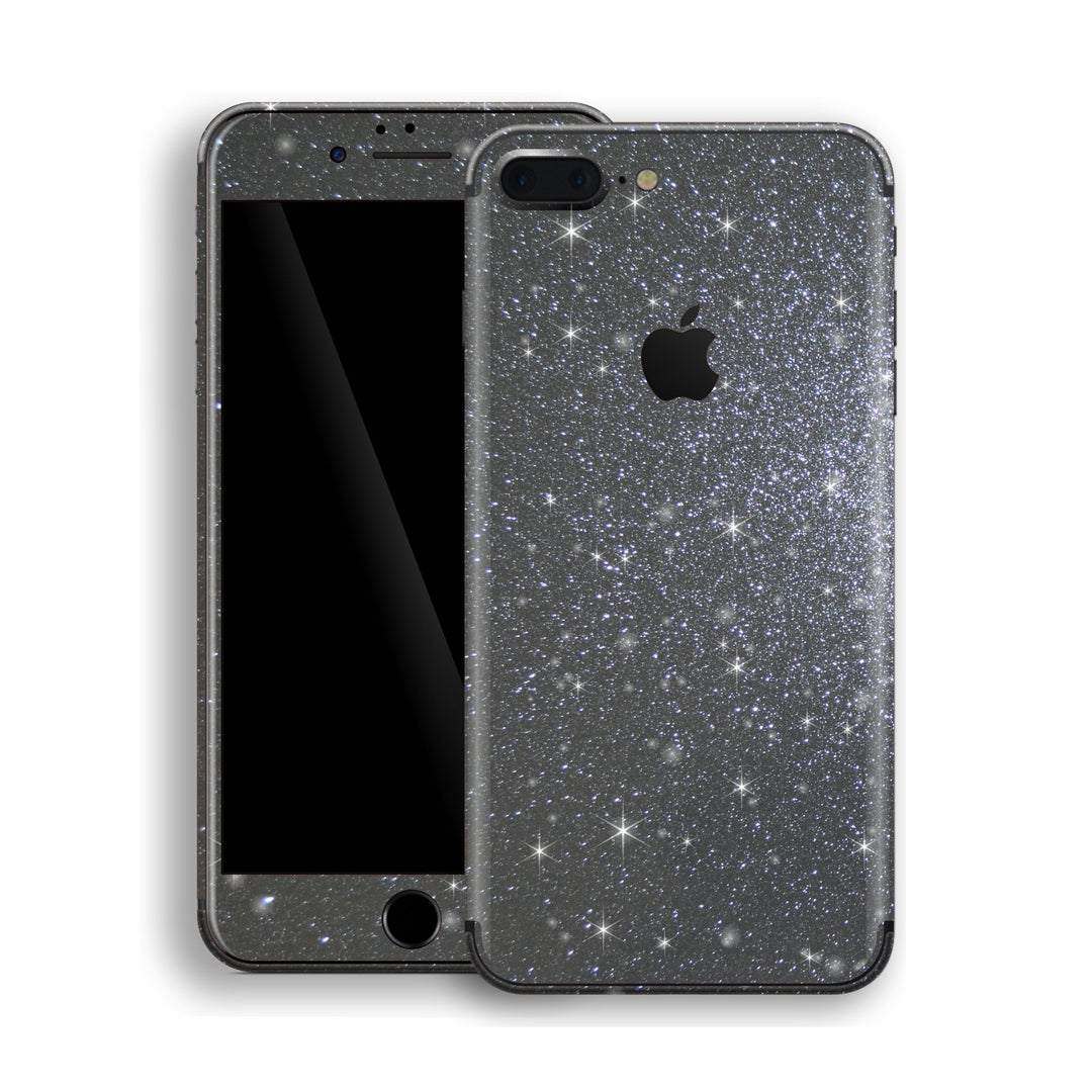 iPhone 8 Plus Diamond Meteorite Shimmering, Sparkling, Glitter Skin, Decal, Wrap, Protector, Cover by EasySkinz | EasySkinz.com