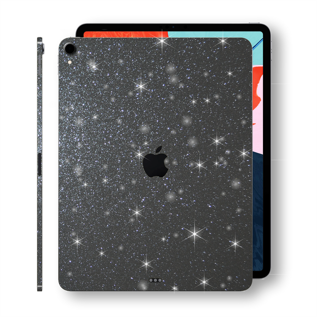 iPad PRO 12.9" inch 3rd Generation 2018 Diamond METEORITE Glitter Shimmering Skin Wrap Sticker Decal Cover Protector by EasySkinz